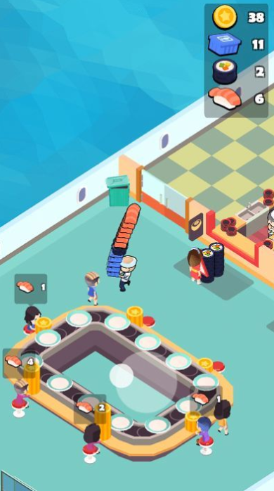 海上寿司店游戏