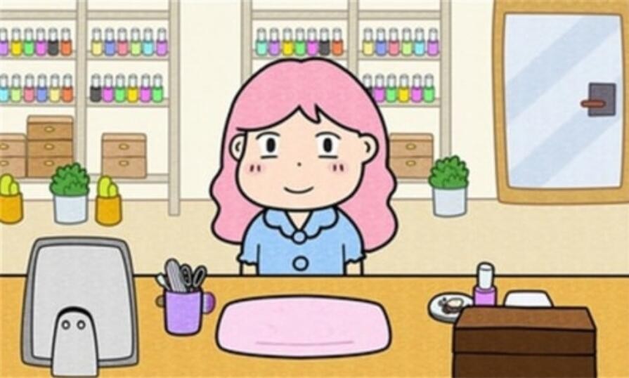 夏莉的美甲装饰游戏