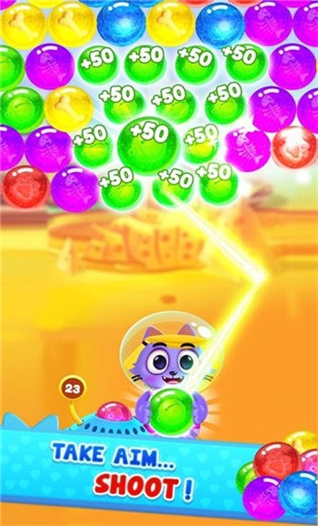 太空猫泡泡龙游戏手机版下载