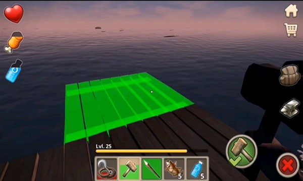 木筏海上生存破解版无限材料v104