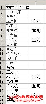 如何在Excel中查找和删除重复值 图解教程2