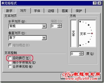 Excel单元格内实现手工换行1