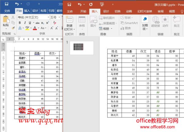 如何将word中的表格拷贝到ppt中的完美方法5