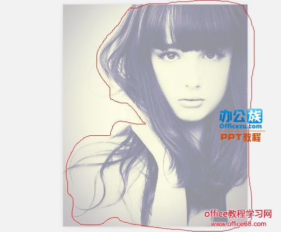 如何在PowerPoint2013中实现“手撕图片”的效果3