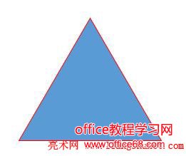 Word 2016 填充三角形的边