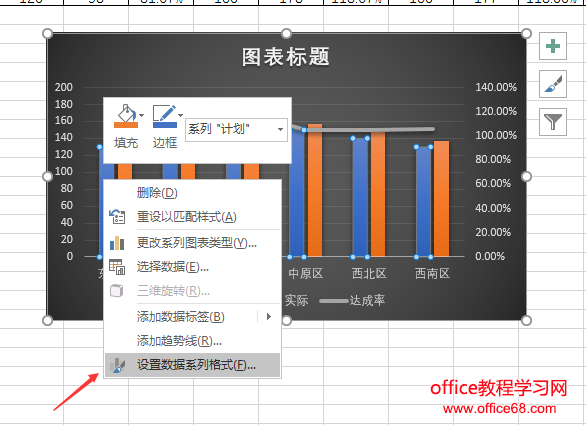 设置数据系列格式