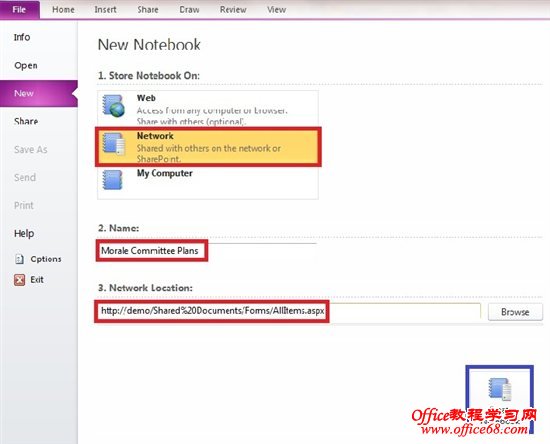 onenote on sharepoint_02 让团队合作更紧密:SharePoint上的OneNote使用教程1