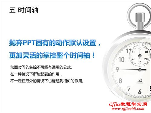 PPT中的时间轴