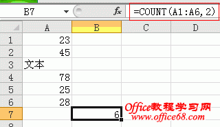 excel count函数