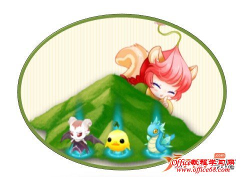 使用Word为图片制作简单相框4