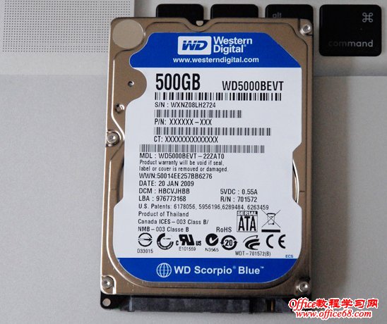 500GB西数硬盘