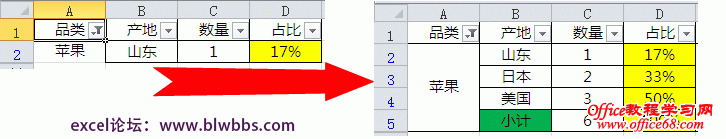 合并单元格如何筛选