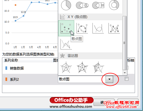 Excel 2013中用误差线绘制平均值横线