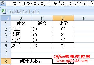 ExcelʹCOUNTIFSͳѧ
