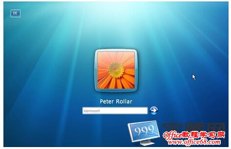 进入系统前还是会显示登录界面图