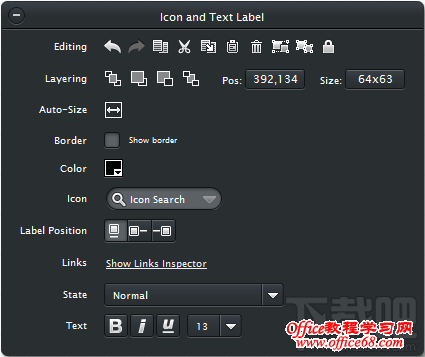 Balsamiq Mockups控件属性 Balsamiq Mockups控件属性
