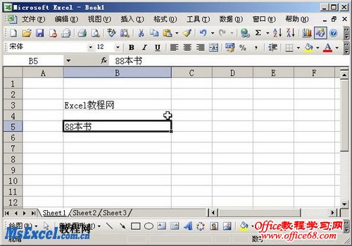 Excel2003单元格常见的几种数据类型