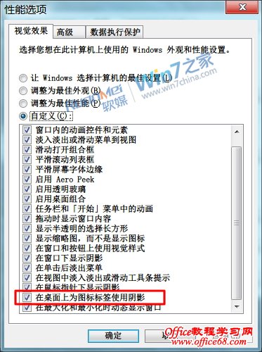 ȡ��Windows7ϵͳ����ͼ������߿�