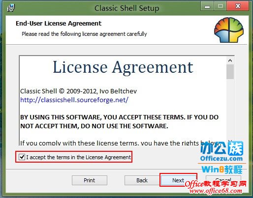 ��ѡI accept The Terms in The License Agreement�ٵ��Next