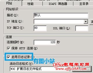 iis启用日志记录