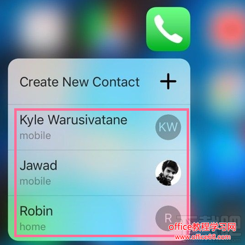 iphone6s绰Ӧ3D Touch˵ôϵ