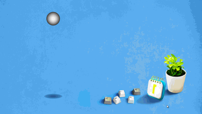 ppt制作弹跳的小球动画效果实例教程