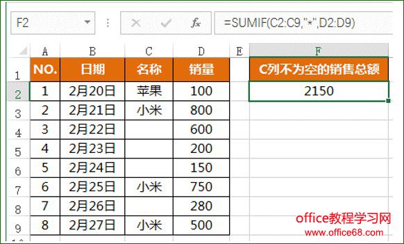最全的Excel-sumif函数多条件求和案例汇总